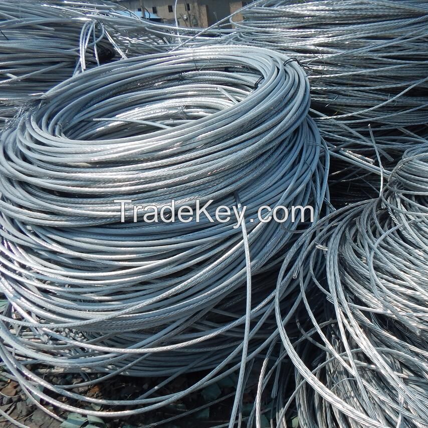 Metal Materials of Aluminum Scrap Silver White Aluminum Wire Scrap Used For Melting Ingot 6061/ 6063 Whosale Price