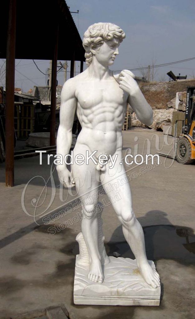 Famous Michelangelo Marble David Statue Sculpture for outdoor garden or home decor