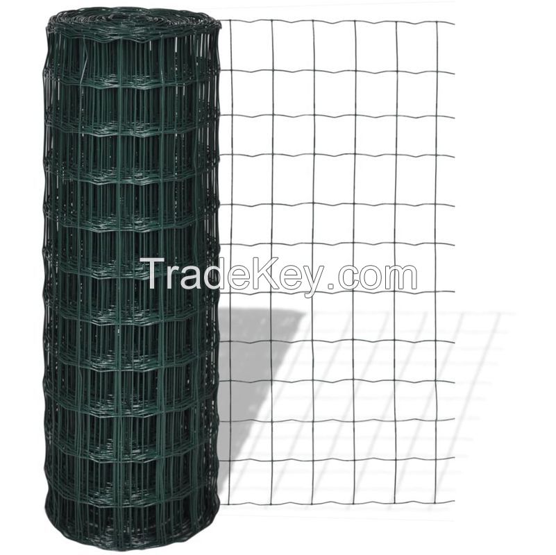 Welded Wire Mesh rolls Galvanized and PVC coating Wire Fence Euro Fencing