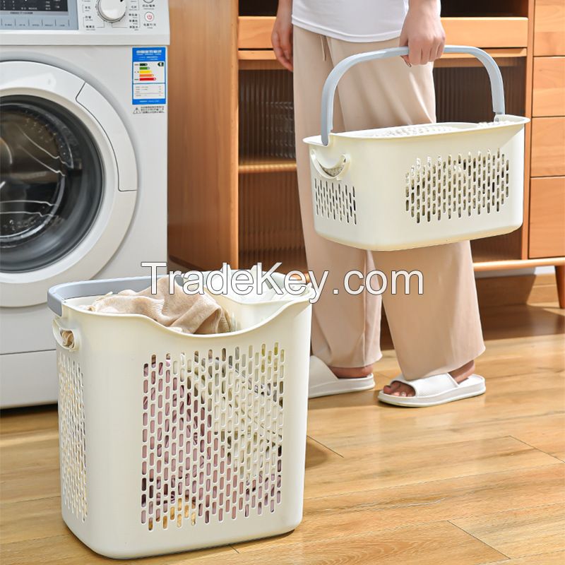 Laundry basket with a small in-put for underware