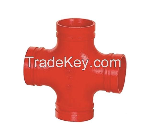 Ductile iron Long Radius cross