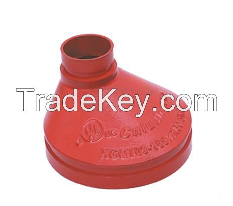 Ductile Iron Eccentric Reducer Grooved