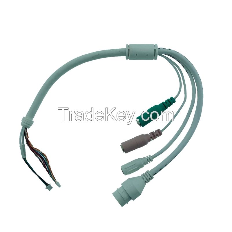 002 MX1.25-10Pin Rj45 Mother Wire Harness Manufacturers Detail At Both Ends Of Line End For IP Camera Cable