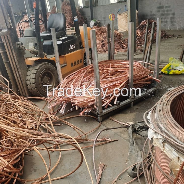 Warehouse Recycle Copper Scrap For 99.9% Copper Wire Scarp 99.99% Millbery copper China Factory