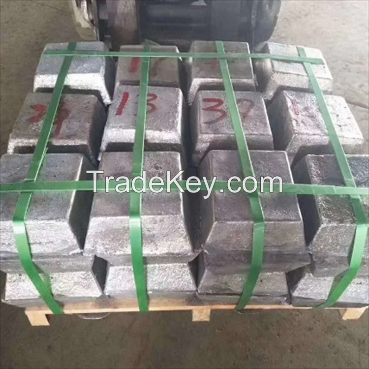 Factory Direct Price Sb99.5% 99.9% High Pure Industry Silver Metal Antimony Ingot For Exportation