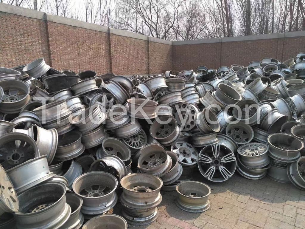 Discount Price Aluminum Scrap Silver Aluminum Alloy Wheels Used For Melting Ingot 6061 or 6063