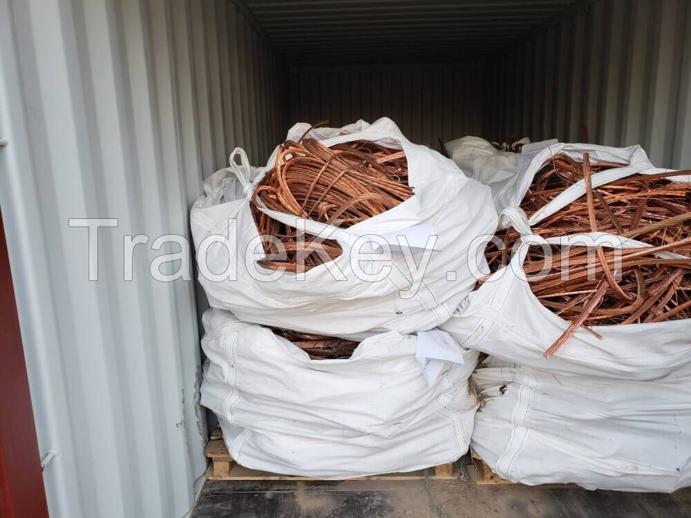 Warehouse Recycle Copper Scrap For 99.9% to 99.99 % Copper Wire Scarp Red Millbery copper China Factory