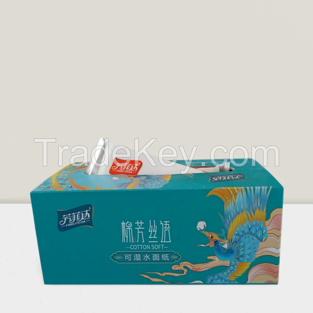 OEM and ODM factory exports facial tissue paper to the silkroad countrys