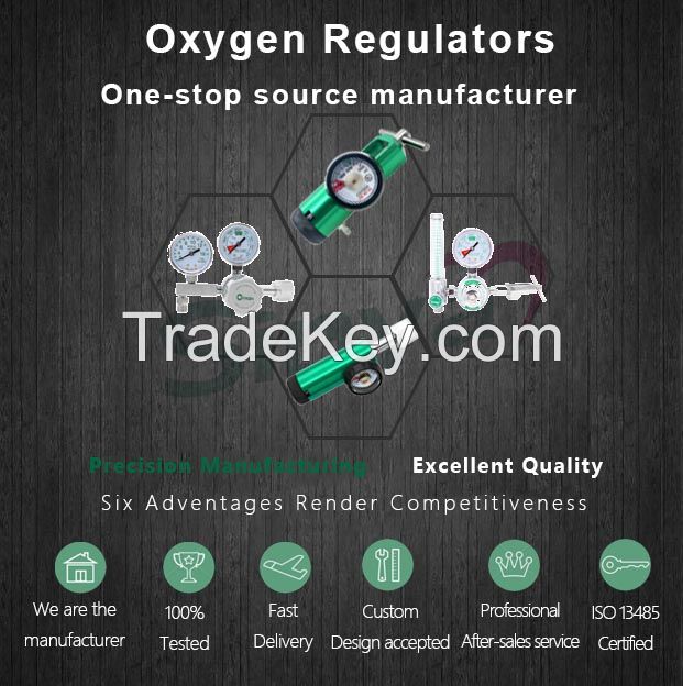 click style Oxygen regulator pin index CGA870