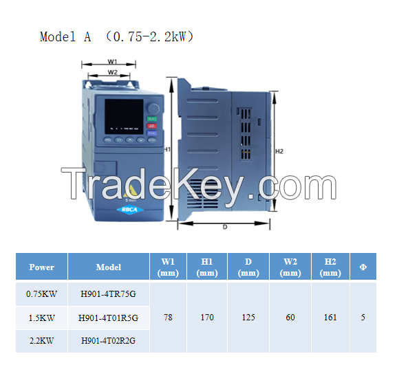 H901 model A 0.75-2.2KW