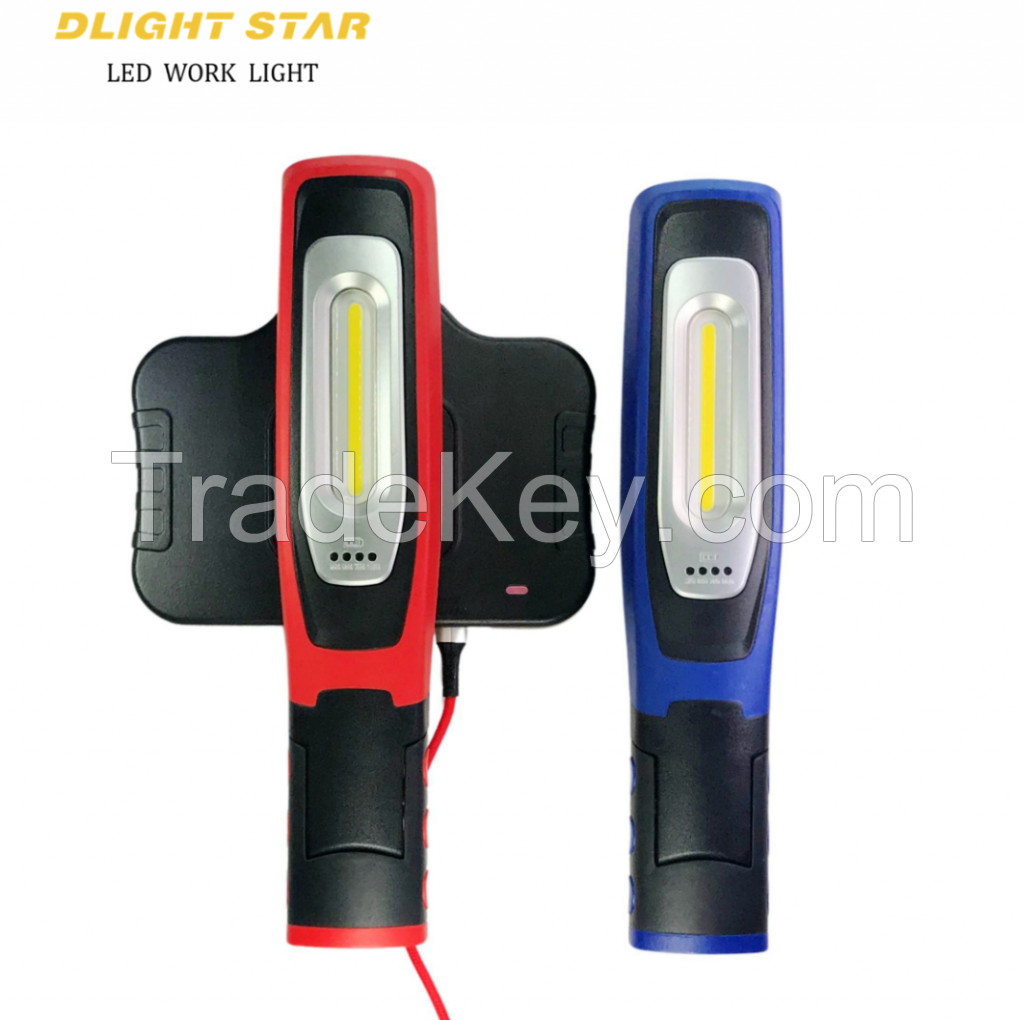 Customizable wireless charging handheld 800lm Led work light available for car repair with magnetic DC IP67