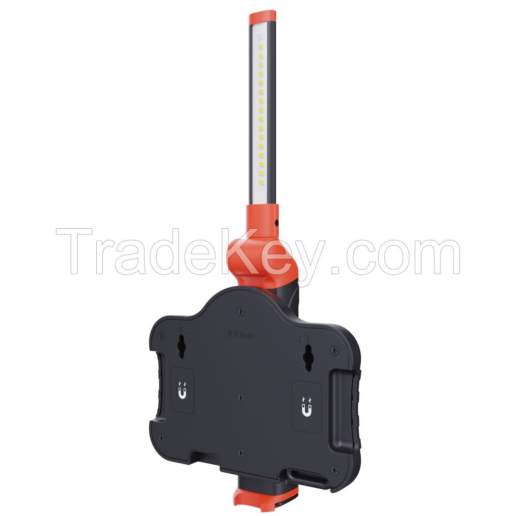 Handheld foldable 1000lm foldable light, can be Inductive charged