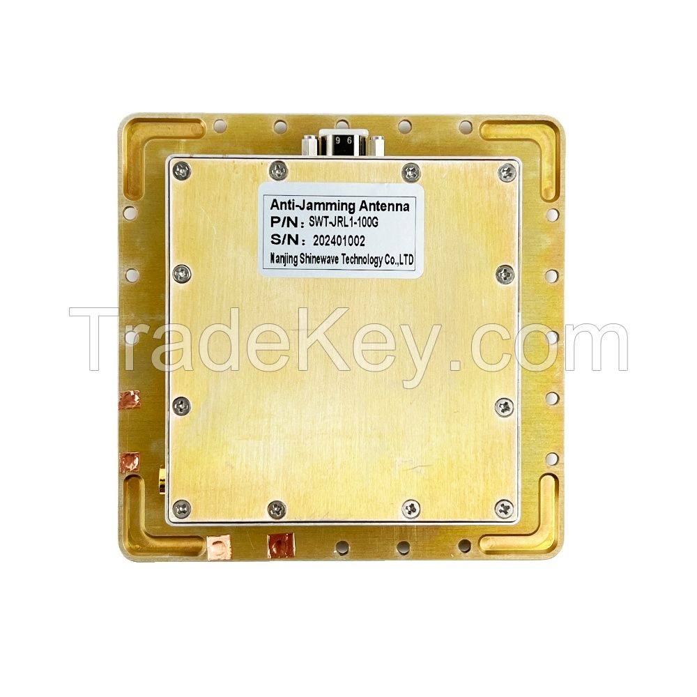 Anti-Interference Antenna for Bd3-B1, GPS-L1, and Galileo E1 Frequency Navigation Signal