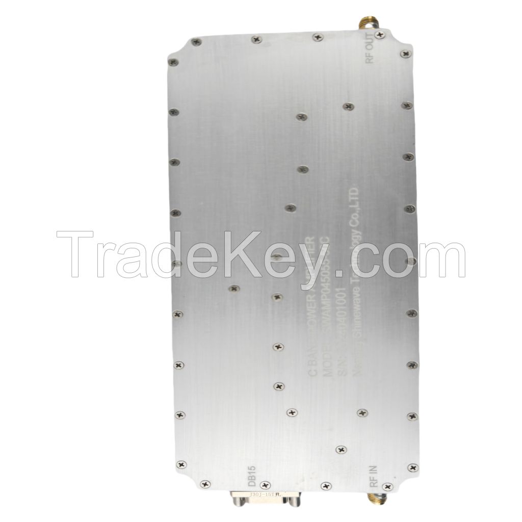 Customized 4500-5000MHz 100W Low Noise High Power RF Power Amplifier for Telecommunication