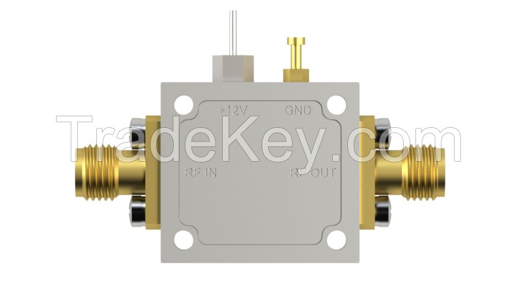 0.5-2 GHz 12dBm Wide Band Low Noise Amplifier for radar systems with high gain and low noise figure