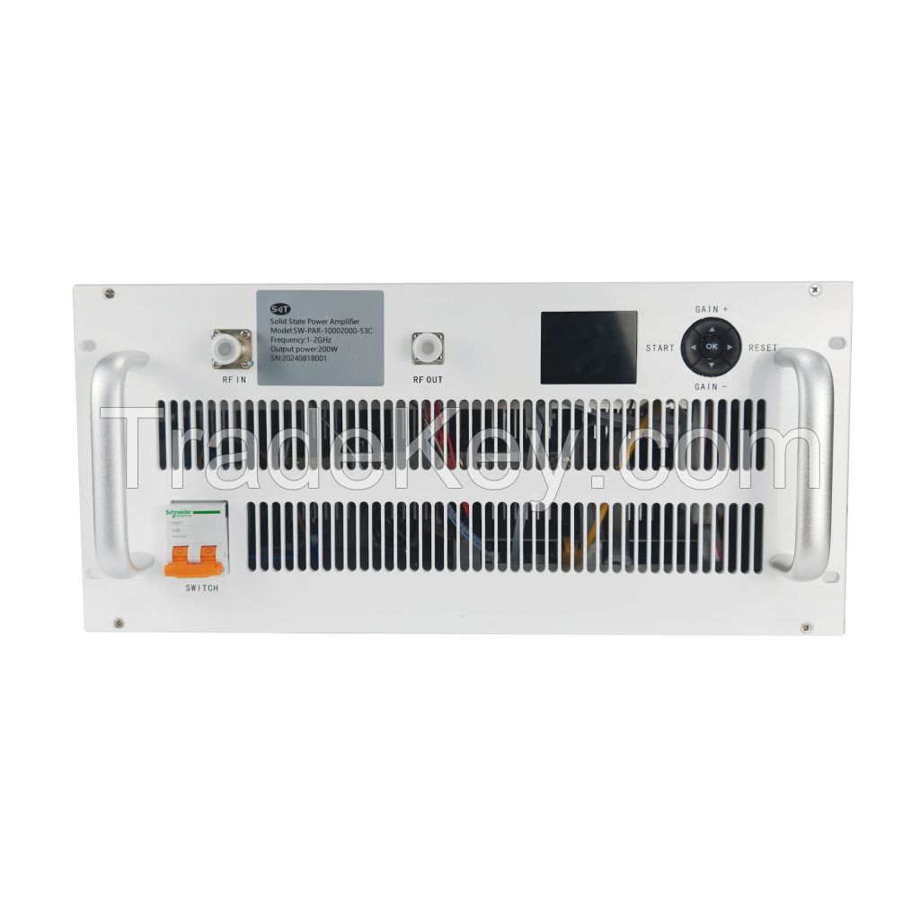 High Gain Characteristics 1-2GHz 200W RF Power Amplifier for Wireless Communication