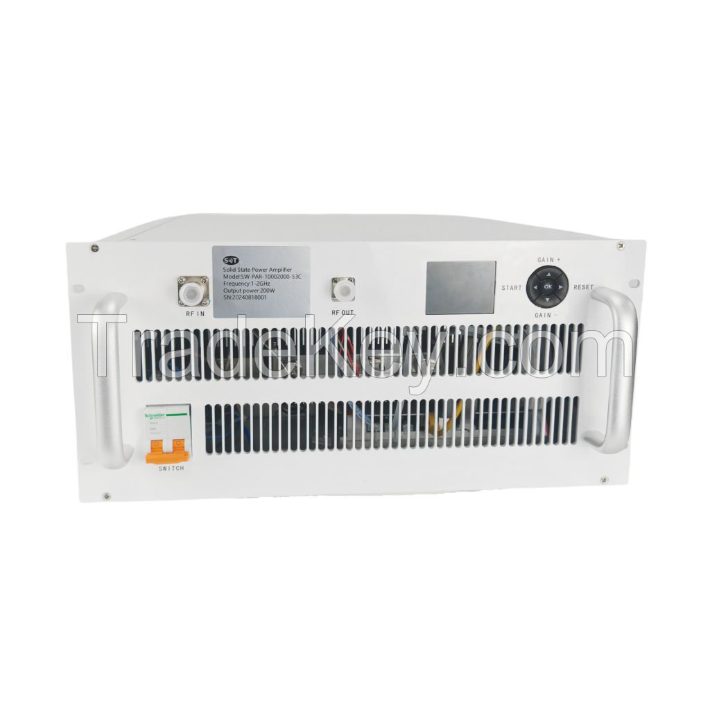 High Performance And Reliability1000-2000 MHz 200W RF Power Amplifier For Test And Measurement