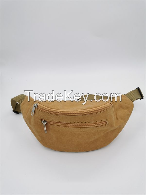 washable kraft paper fanny pack