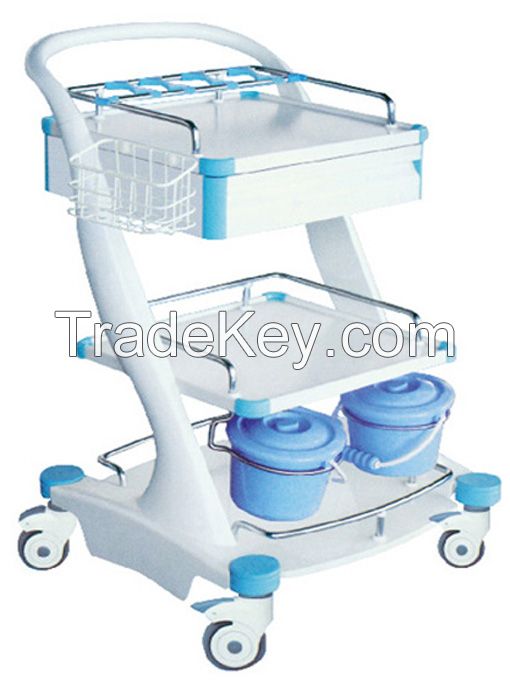 Hospital nurse hand trolley