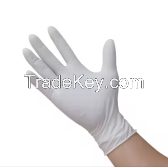 Medical Latex Glovees Powder Free 8mm Latex Glovees Disposable for Examination Latex Exam Glovees Wholesale