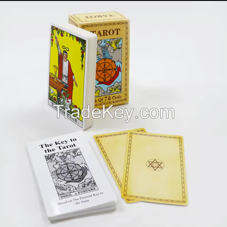 Custom English different languages Oracle Tarot Card Divination Playing Game Oem Printing Tarot Cards Deck