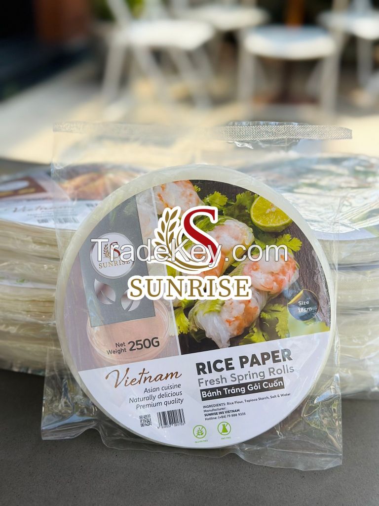 Rice Paper 16cm/22cm/31cm from directly Vietnam Manufacturer