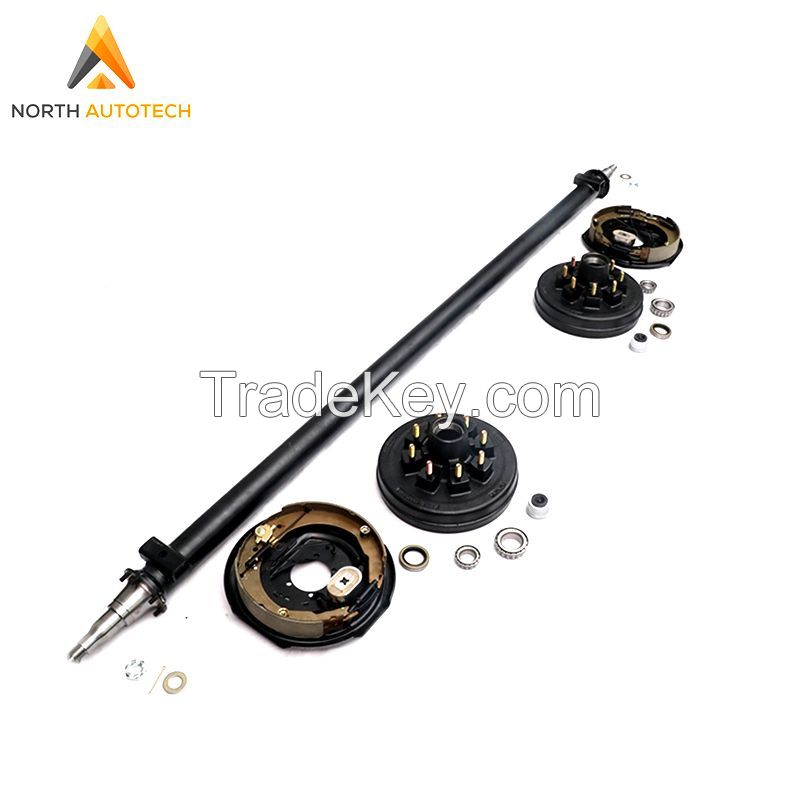 6800kg Trailer Spring Axles with 5 Lugs with Electric Brake