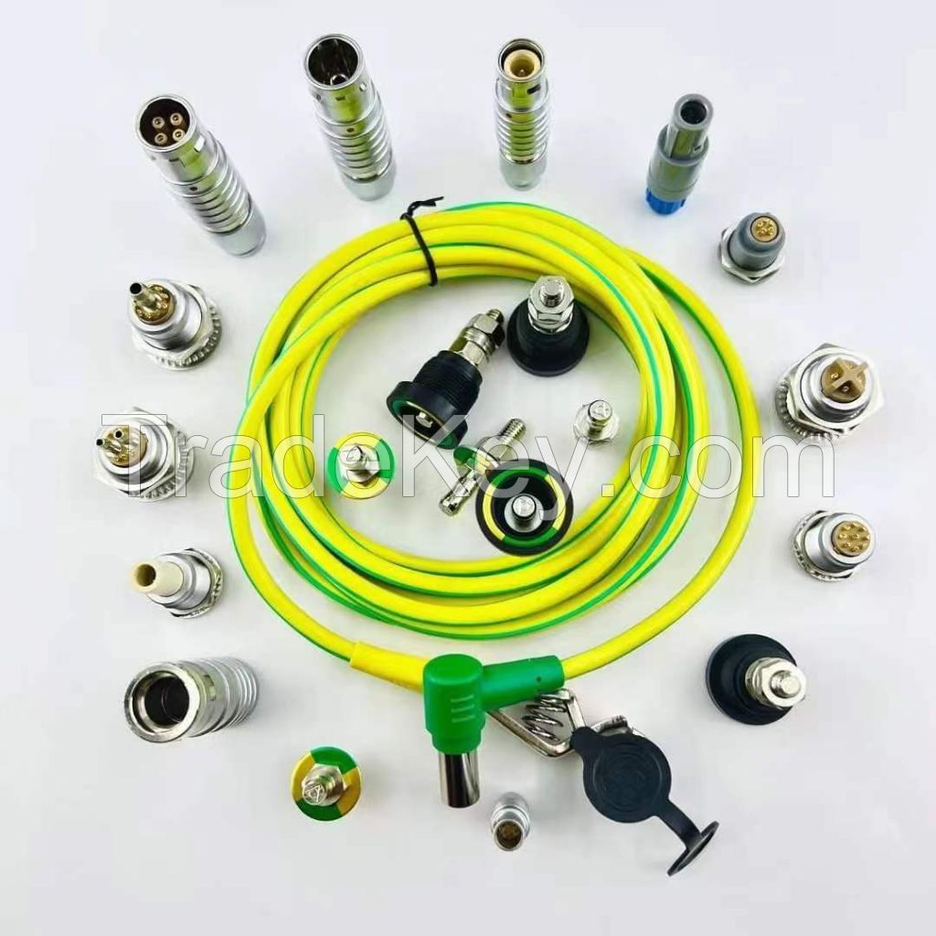 Customized Length Yellow Green Ground Wire Cable for Med Equipment