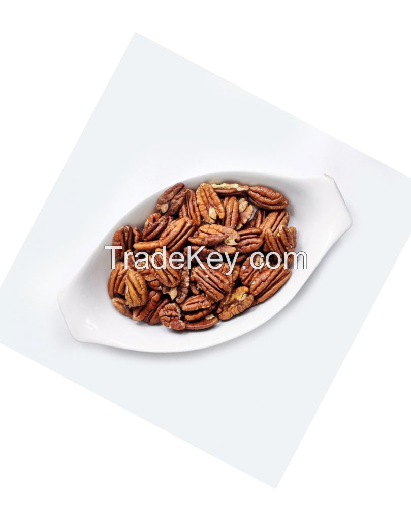 Roasted Pecan Nuts A quality Healthy Snack Cream Kernel Dried Style Raw Food Low Price Wholesale from Supplier