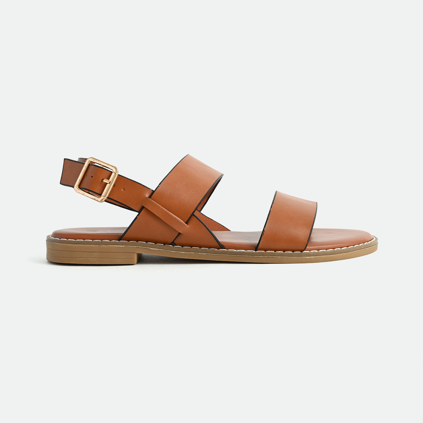 Leather Flat Sandals