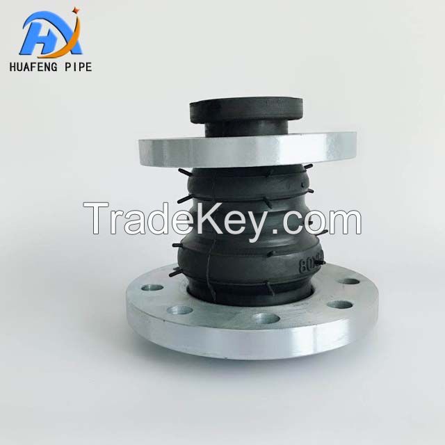 EPDM concentric reducing rubber joint flange connection