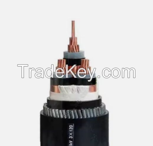 High Quality Medium and high voltage cables Aluminum/Copper 15-35kv XLPE insulation Electrical Cable