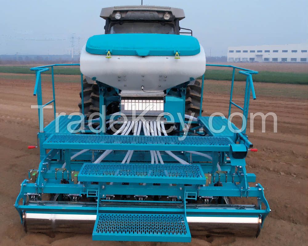 12 Rows Crops Seeding Fertilizing Machine for Rice Wheat Soybean