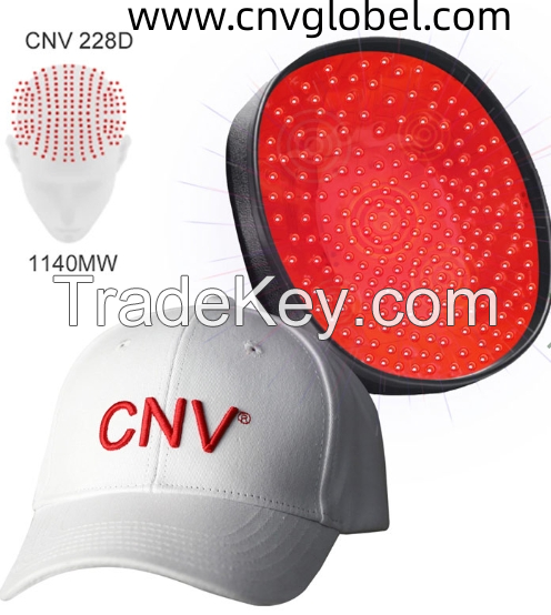 CNV Mobile Laser Therapy Cap for Hair Regrowth - 228 Laser Diodes-Fitting Model - FDA-Cleared for Medical Treatment of Androgenetic Alopecia - Great Coverage