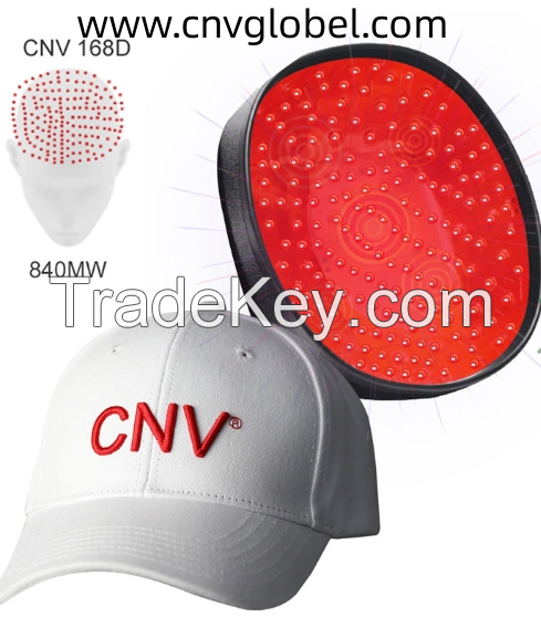 CNV Mobile Laser Therapy Cap for Hair Regrowth - 168 Laser Diodes-Fitting Model - FDA-Cleared for Medical Treatment of Androgenetic Alopecia - Great Coverage