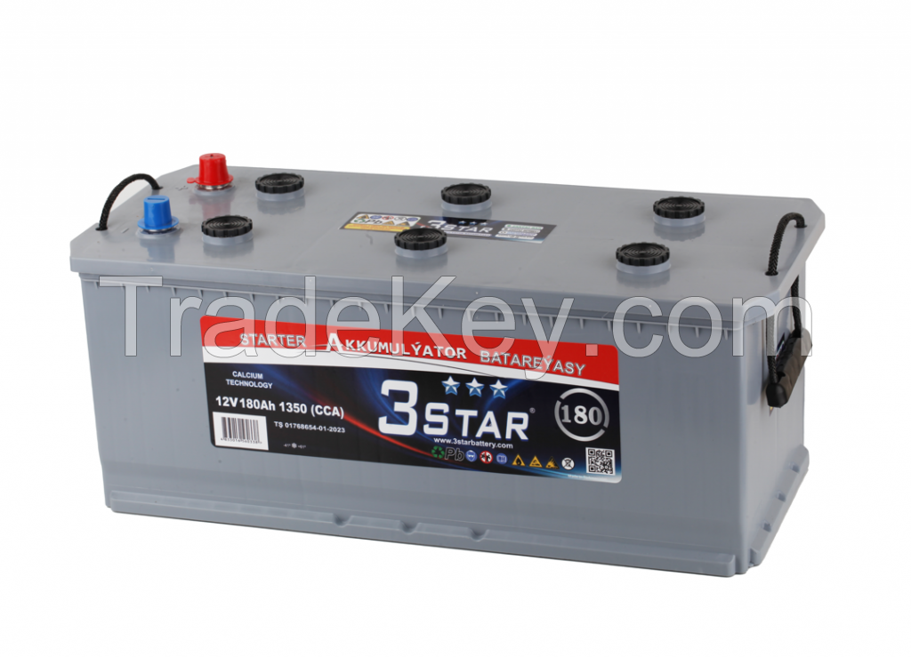 Lead Acid Car Batteries 180AH 12V HEAVY DUTY SERIES