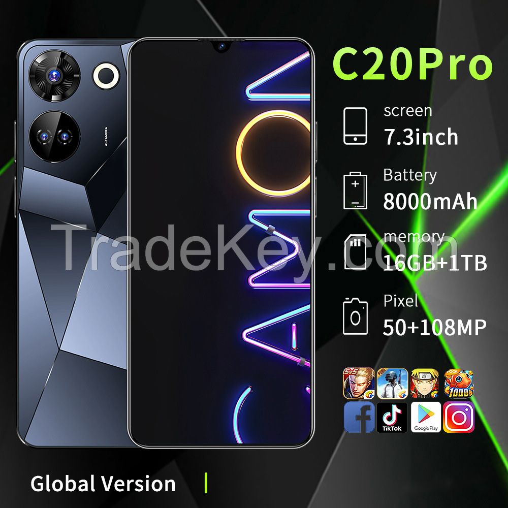 dada new C20Pro 7.3 inch HD screen 16+1T Android smart