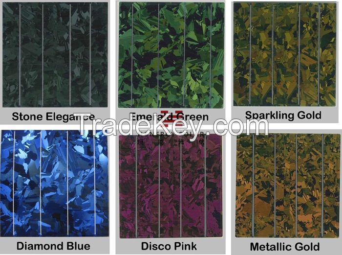 Multi -crystalline Silicon COLOR Solar Cell