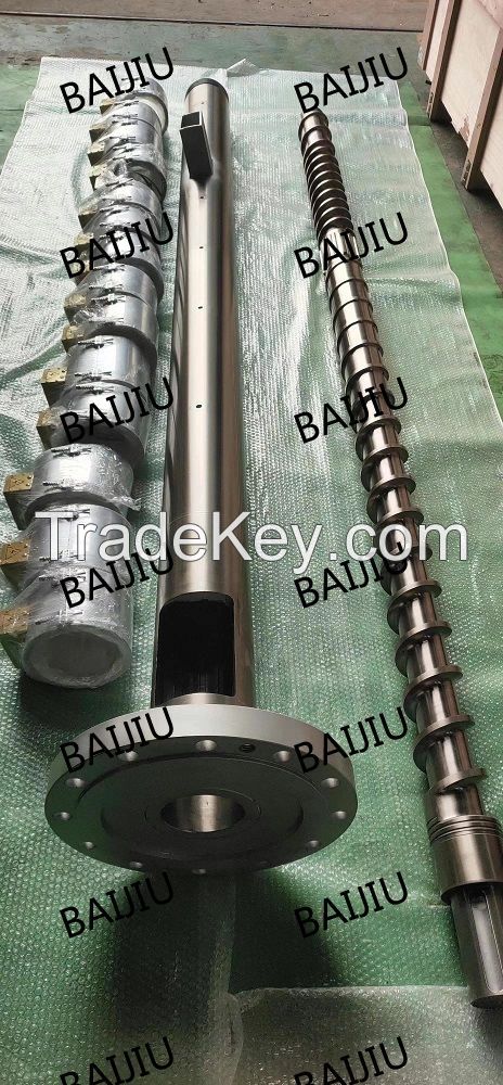 Extruder single screw barrel for film blowing industry