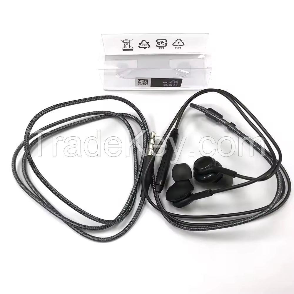 HOT OFFER!! Hot Sales S8 Sports Earphones Black 3.5mm Gaming in-ear wired Earphones Headphones with Microphone Wire Headset headphone