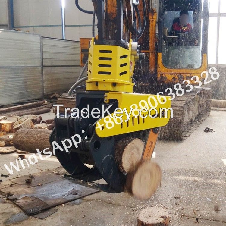 Forestry Wood Cutting Grapple with Saw