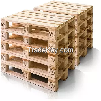 Euro EPAL Stamped Wooden Pallet 1200x800 New EPAL Pallets 145mm x 800mm x 1200mm Best Price Cheap Price for Sale