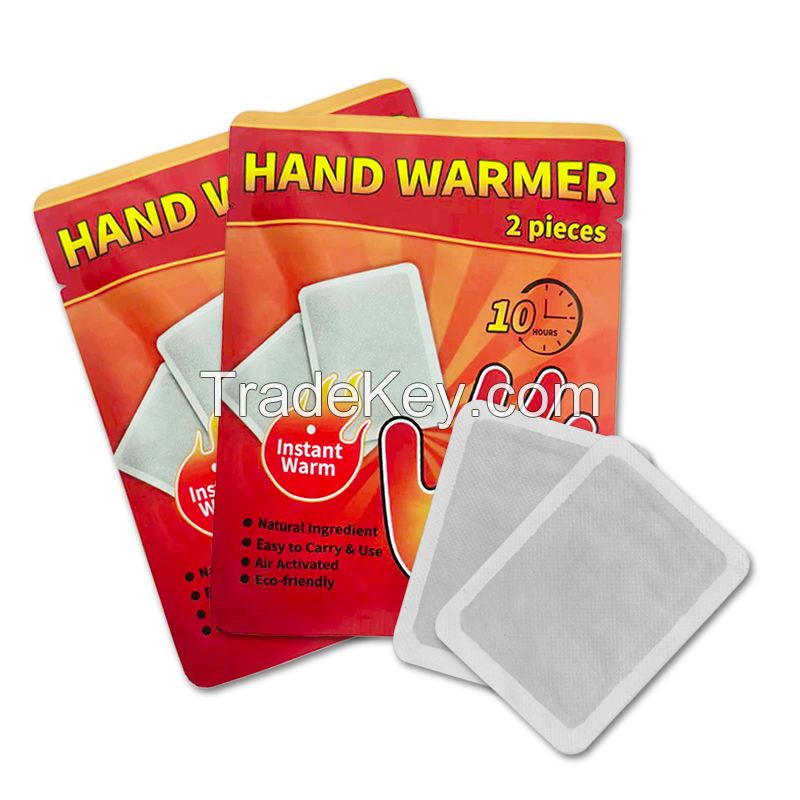 Disposable Air Activated Heat Up to 10 Hours Hand Warmer Heat Pack For Skining Hiking Outdoor Sports