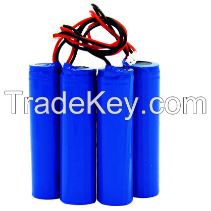 hot selling li-ion 18650 rechargeable battery packs