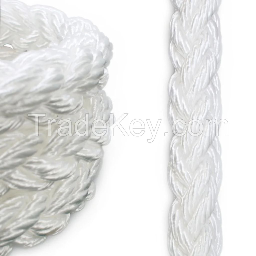 Mooring Hawser 8/12 Strands Nylon Rope for Shipping and Towing LDFLEX-12