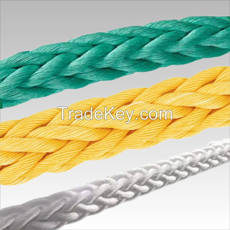 Polypropylene Multifilament 12 Strand Marine Mooring Rope LDPPMULTI-12