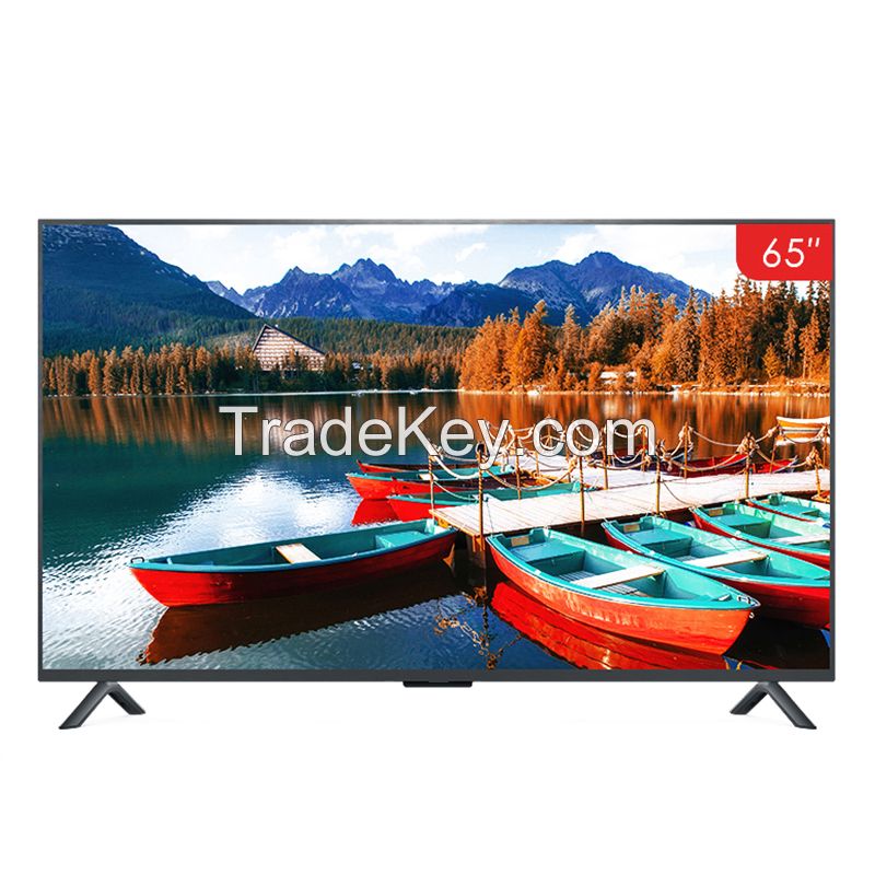 65 inch Tempered Glass LED TV 8K Smart Android 14 System UHD DVB T T2 S S2 CI ATV DTV Flat Screen