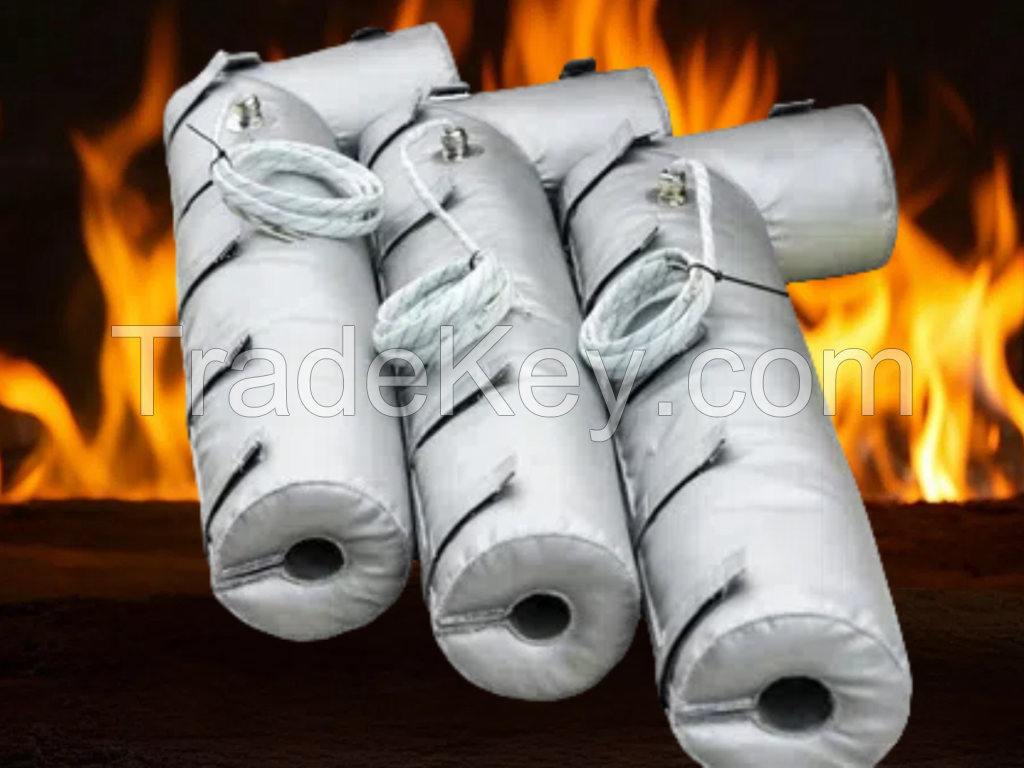 Flexible Heating & Insulation Jacket Reusable Custom Thermal Wrap for Pipes and Equipment Maintenance