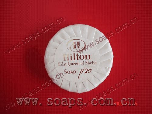Sell Hotel soap --round pleated wrap(packing) soap
