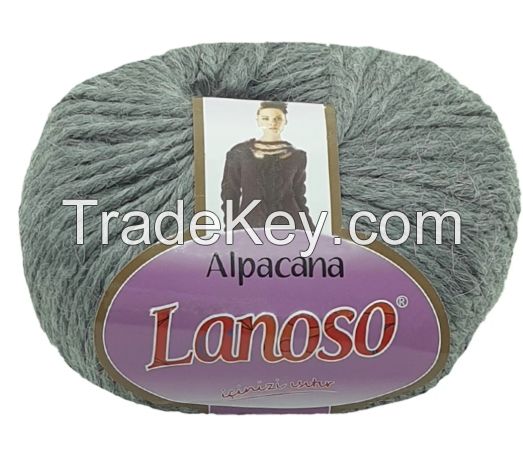 ALPACANA HAND KNITTING YARN %35Wool-%40Acrylic-%25Alpaca-(130Mt)